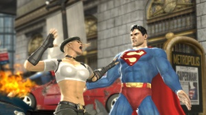 Sonya Blade estapeando Superman? WTF Oo